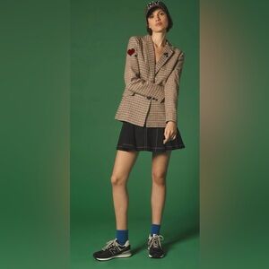 By Anthropologie Appliqué Blazer